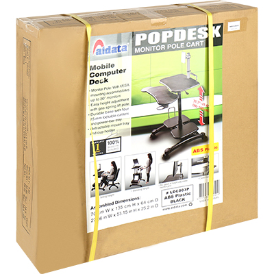 강원전자 넷메이트 이동식 스탠딩 데스크(10~30/10kg) NMA-ALDC03