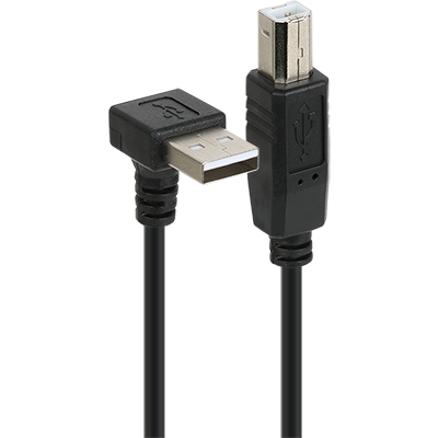 강원전자 넷메이트 NMC-UB205DA USB2.0 AM(꺾임)-BM 케이블 0.5m