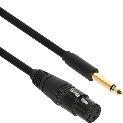 강원전자 넷메이트 NMA-GAV15CF XLR 캐논(F)-TS(5.5 Mono) 마이크 케이블 1.5m