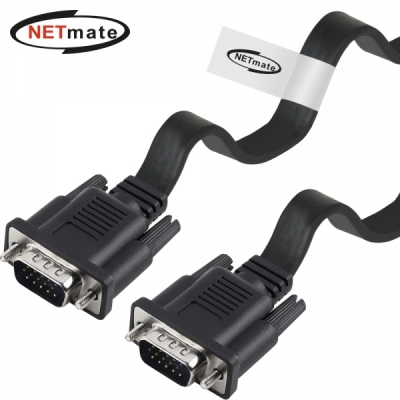강원전자 넷메이트 RGB 모니터 FLAT 케이블 5m NMC-FR050B