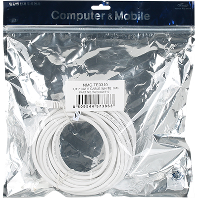 강원전자 넷메이트 NMC-TE3310 CAT.6 UTP 다이렉트 케이블 10m