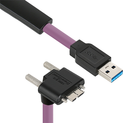 강원전자 넷메이트 CBL-HFD3igMBS-5mDA  USB3.0 High-Flex AM-MicroB 리피터 5m (독일 igus 선재/꺾임/Lock)