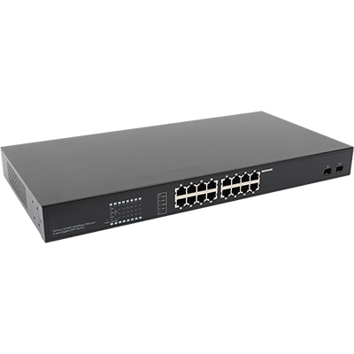 강원전자 넷메이트 NM-BW8184 16+2포트 기가비트 PoE+ 스위칭 허브(250W PoE+ 16포트 & SFP 2포트)