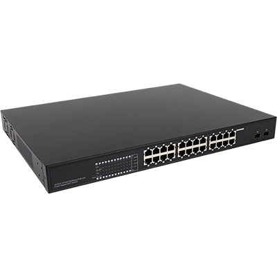 강원전자 넷메이트 NM-BW8266 24+2포트 기가비트 PoE+ 스위칭 허브(800W PoE+ 24포트 & SFP 2포트)