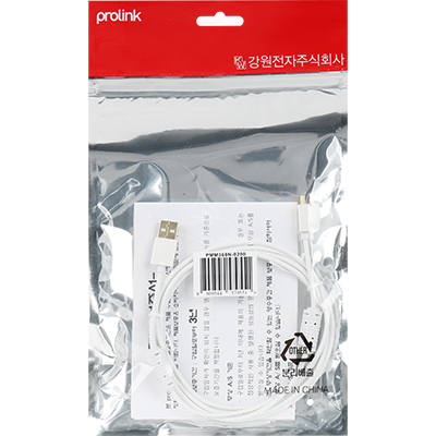 프로링크 PMM368N-0200 PMM시리즈 USB2.0 Mini 5핀 케이블 2m (OFC/24K금도금/노이즈 필터)