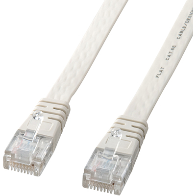 강원전자 산와서플라이 KB-FL6E-02N CAT.6E UTP 다이렉트 FLAT 케이블 New 2m