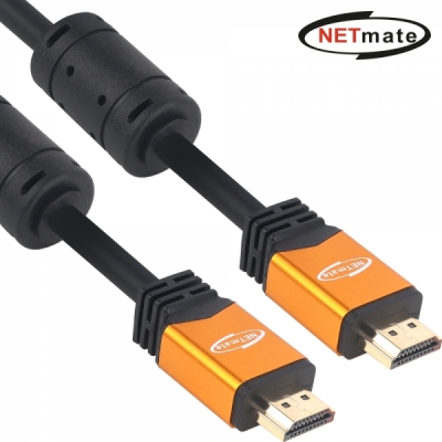 강원전자 넷메이트 8K 60Hz HDMI 2.0 Gold Metal 케이블 5m NMC-HQ05Z