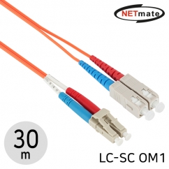 강원전자 넷메이트 광점퍼코드 LC-SC-2C-멀티모드 30m NM-LS230MZ
