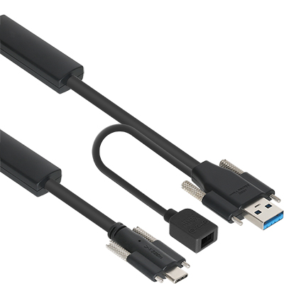 강원전자 넷메이트 CBL-AU3.1G1SSPW-20m USB3.1 Gen1(3.0) AM(Lock)-CM(Lock) 리피터 20m(전원 아답터 포함)