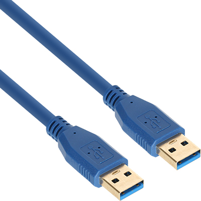 강원전자 넷메이트 NM-UA350BLZ USB3.0 AM-AM 케이블 5m (블루)