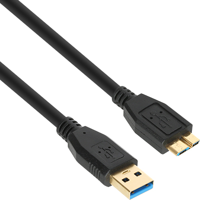 강원전자 넷메이트 NM-UM350BKZ USB3.0 AM-Micro B 케이블 5m (블랙)