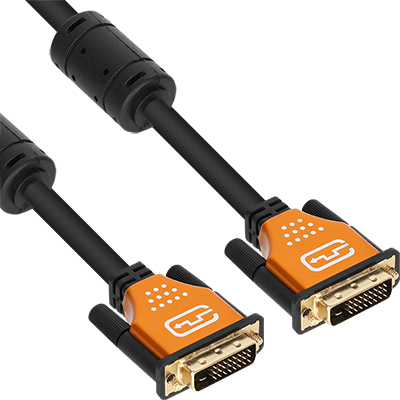 강원전자 넷메이트 DVI-D 듀얼 Gold Metal 케이블 0.5m NMC-DD05GZ