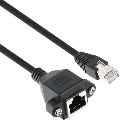 강원전자 넷메이트 CAT.6 SFTP 다이렉트 연장 판넬형 케이블 2m NMC-U620FZ
