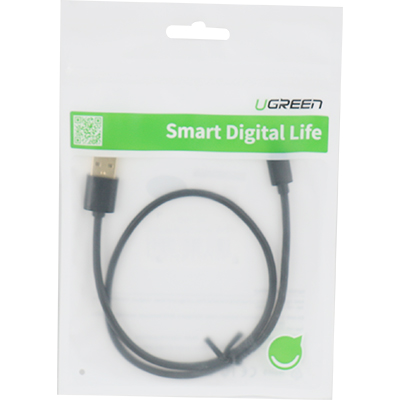 유그린 U-30158 USB 2.0 AM-CM 케이블 0.5m(블랙)