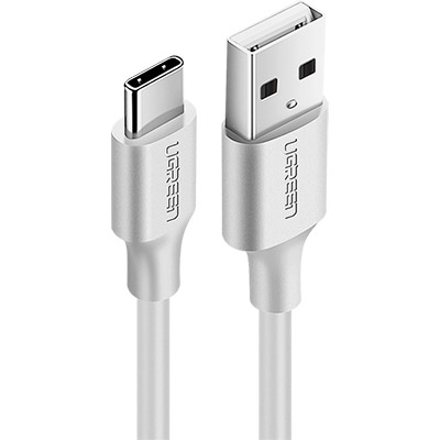 유그린 U-60123 USB 2.0 AM-CM 케이블 2m(화이트)