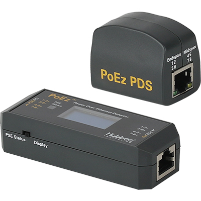 Hobbes 256318K PoEz Kit PoE 테스터(IEEE802.3bt 지원)