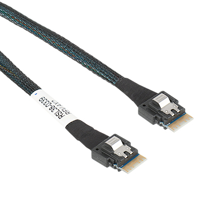 강원전자 넷메이트 내장형 Slimline SAS(SFF-8654) 케이블 0.5m NM-SA05