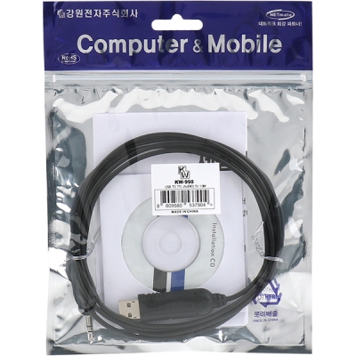 강원전자 넷메이트 USB2.0 to 5V TTL(Audio plug) 컨버터(FTDI / 1.8m) KW-998