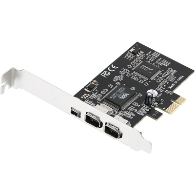 강원전자 넷메이트 IEEE1394A 3포트 PCI Express 카드(VIA)(슬림PC겸용) NM-SWT3