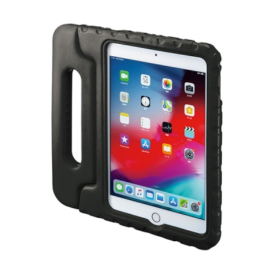 강원전자 산와서플라이 iPad mini 어린이·유아용 에바폼 케이스(블랙) PDA-IPAD1405BK