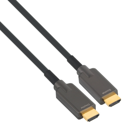 강원전자 넷메이트 HDMI2.0 Hybrid AOC 아머드 케이블 15m NM-FHA15