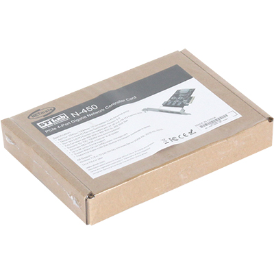 강원전자 넷메이트 N-450 PCI Express 쿼드 기가비트 랜카드(Realtek)(슬림PC겸용) (2/2)