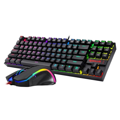 리드레곤 2 IN 1 COMBO K552RGB-BA RGB 게이밍 키보드&마우스 세트 (청축)