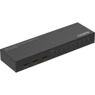 강원전자 넷메이트 4K 60Hz HDMI 2.0 1:8 분배기 NM-PTP18