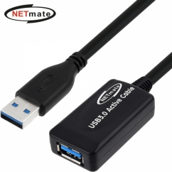 강원전자 넷메이트 USB3.0 연장 무전원 리피터 5m NMC-UR305N