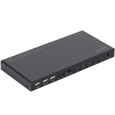 강원전자 넷메이트 4K 60Hz HDMI 2.0 KVM 4:1 스위치(USB) NM-PTK02