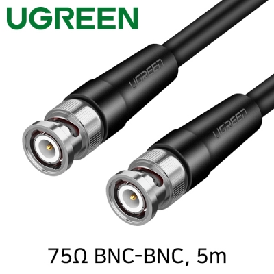 유그린 U-50927 75Ω BNC-BNC 동축 케이블 5m