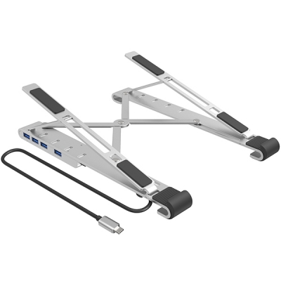 강원전자 넷메이트 USB-C X 스탠드 (USB3.0 4포트, PD) NM-MHS01