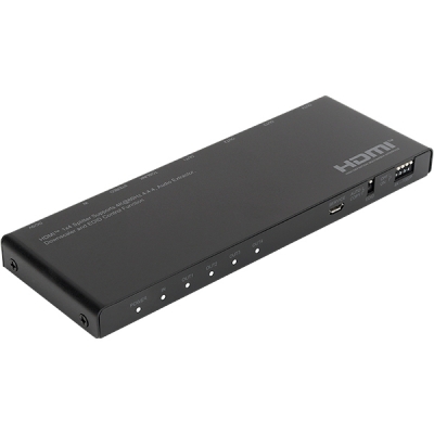 강원전자 넷메이트 4K 60Hz HDMI 2.0 1:4 분배기 (오디오 디임베더) NM-PTS07