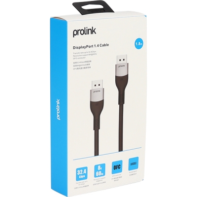 프로링크 8K 60Hz DisplayPort 1.4 케이블 1.8m PF380A-0180