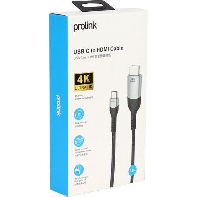 프로링크 USB Type C to HDMI 컨버터(3m) PF307A-0300
