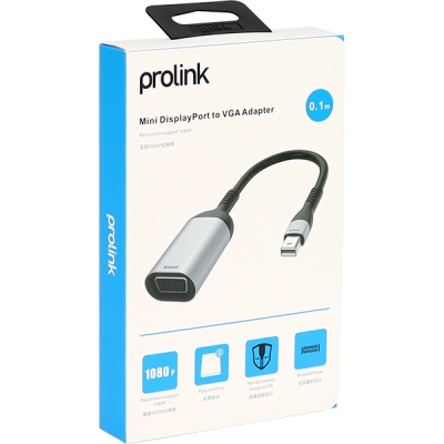 프로링크 Mini DisplayPort to VGA(RGB) 컨버터(1080p) PF351A
