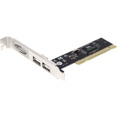 강원전자 넷메이트 USB2.0 2포트 PCI 카드(슬림PC겸용) NM-SWU20
