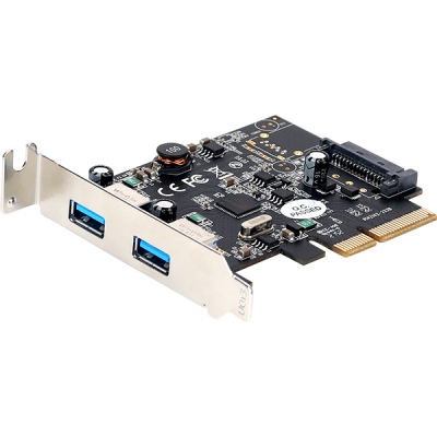 강원전자 넷메이트 USB3.1 Gen2 2포트 PCI Express 카드(슬림PC겸용) U-1780