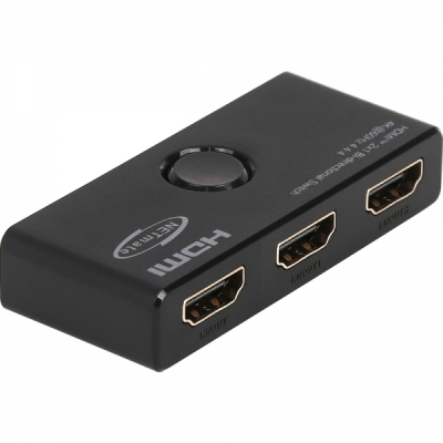 강원전자 넷메이트 4K 60Hz HDMI 2채널 수동 선택기 NM-PTS13B