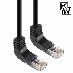 강원전자 KW CAT.5E UTP 랜 케이블 10m (위쪽 꺾임) KW510UN