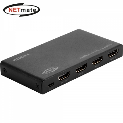 강원전자 넷메이트 4K 60Hz HDMI 3:1 선택기(리모컨) NM-PTS11
