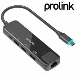 프로링크 USB3.0 Type C 5 in 1 멀티 허브 WG508B