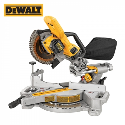 디월트 20V MAX 충전 185mm 슬라이딩 각도절단기 본체(베어툴, 톱날포함) DCS361N-KR