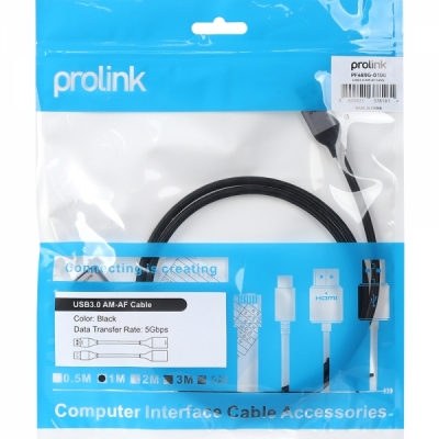 프로링크 PF489G-0100 USB3.0 연장 AM-AF 케이블 1m