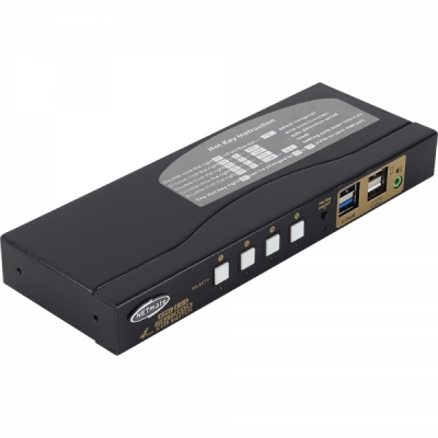 강원전자 넷메이트 4K 60Hz HDMI KVM 4:1 스위치(USB) NM-HK4604