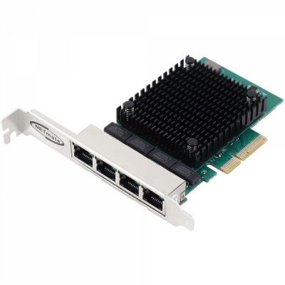 강원전자 넷메이트 PCI Express 쿼드 2.5G 멀티 기가비트 랜카드(Realtek)(슬림PC겸용) NM-SW254R