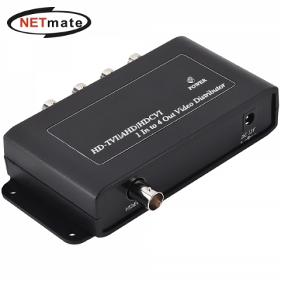 강원전자 넷메이트 BNC 1:4 분배기 NM-CD104N