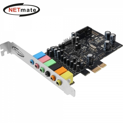 강원전자 넷메이트 PCI Express 7.1 사운드 카드(슬림PC겸용) NM-SWS71