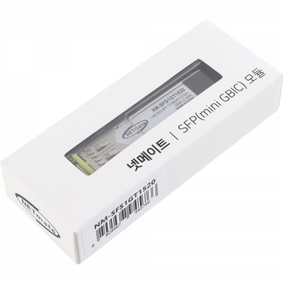 강원전자 넷메이트 기가비트 싱글모드 SFP BiDi 광 모듈(TX1550nm/RX1310nm/20km) NM-SFS1GT1520