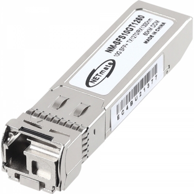 강원전자 넷메이트 NM-SFS10GT1260 10G 싱글모드 SFP+ BiDi 광 모듈(TX1270nm/RX1330nm/60km)